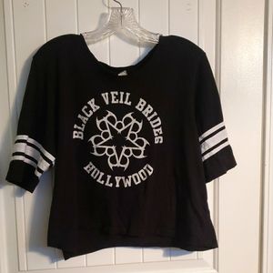BLACK VEIL BRIDES Crop Top